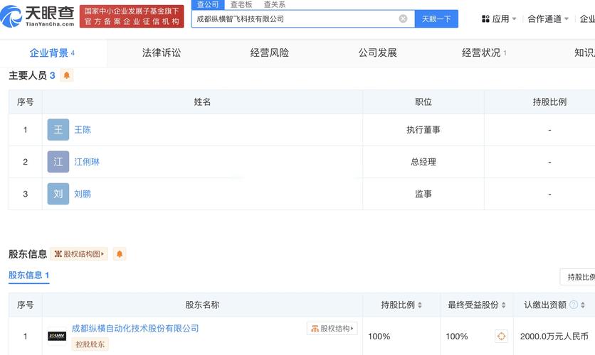 縱橫股份成立成都智飛科技公司，加碼人工智能行業(yè)應(yīng)用布局